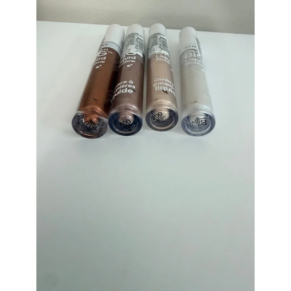 Almay Gleam BIG Liquid Shadow Women 4 Pack Multi Metallic Shimmer NWT